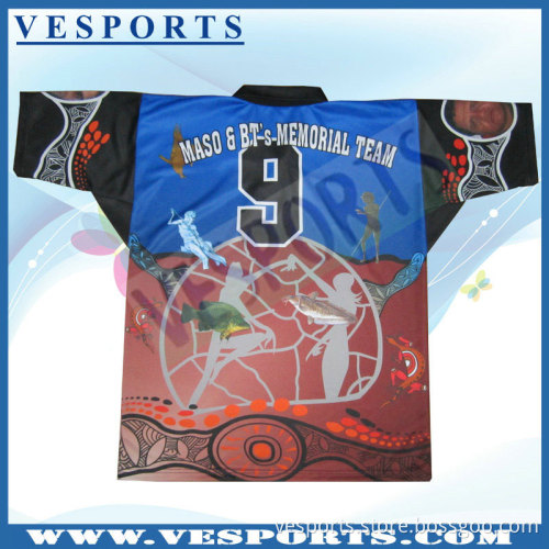 Womens New Style Dry Fit Colorful Rugby Jerseys